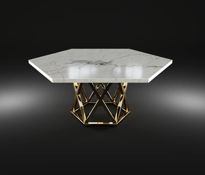 Hexagon Six Seater Table