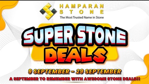 Create a memorable home with the Super Stone Deals offer